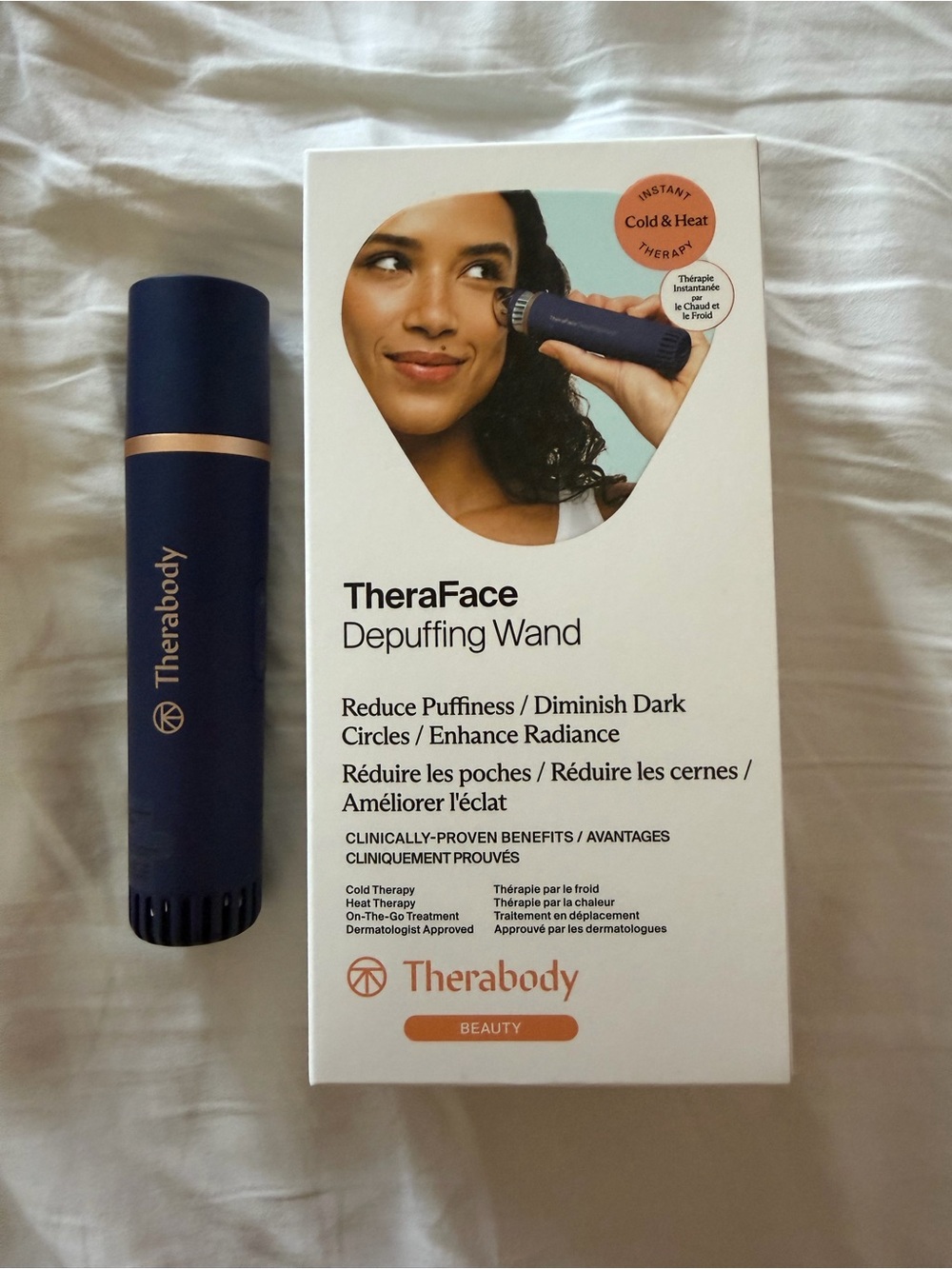 Therabody TheraFace Depuffing Wand – Indigo